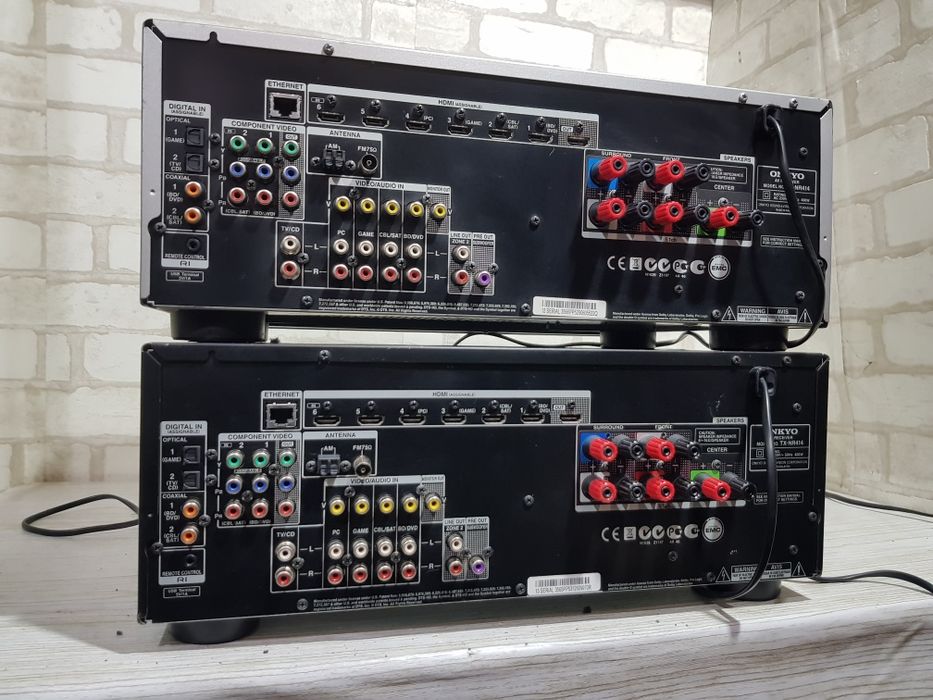 Пульт!5.1 AV ресивер Onkyo TX-NR414, HDMI, USB, 3D, LAN, б/у 4ч/2с