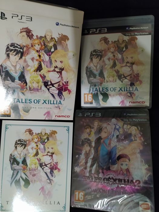 Tales of xillia 1 e 2 day one edition selada