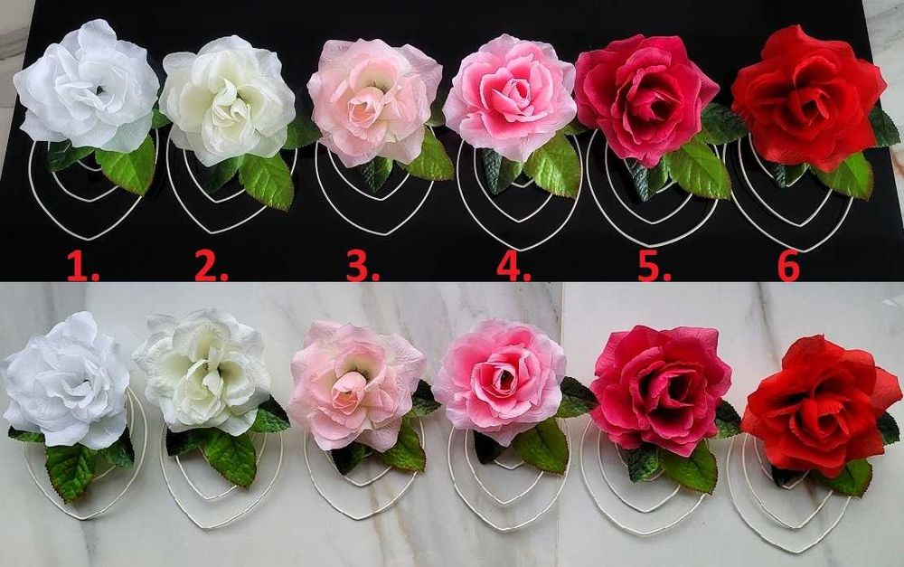 Dekoracja samochodu ozdoby na auto do ślubu Wesele SERCA