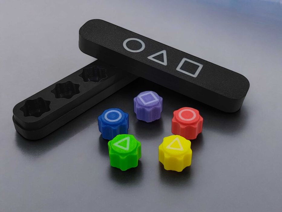 KOŚCI GONGGI koreańska gra gongi z PUDEŁKIEM Inspirowane SQUID GAME