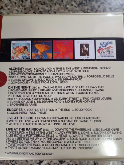 Dire Straits The Studio Albums 1978-1991. 6 CD,  Dire Straits Live 1978-1992 8 CD, Нові. Запаковані.