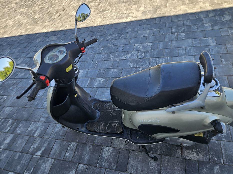Skuter Romet Motors 50cm poj 4T, nowy  gaznik i akumulator, transport