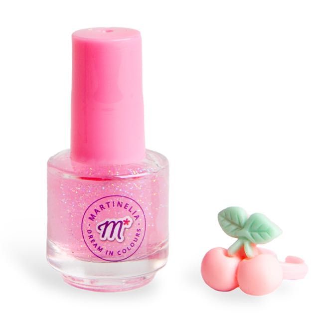Набір косметики Martinelia Yummy Лак для нігтів жовтий і кільце (30610/3)