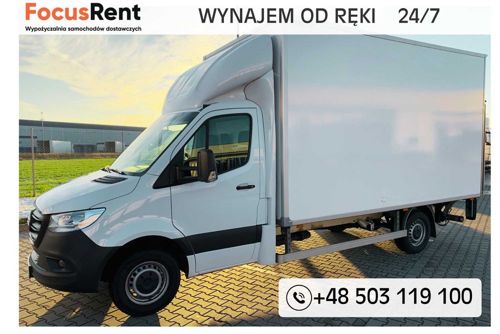 Wypożyczalnia samochodów dostawczych KONTENER BUS Z WINDĄ automat Łódź