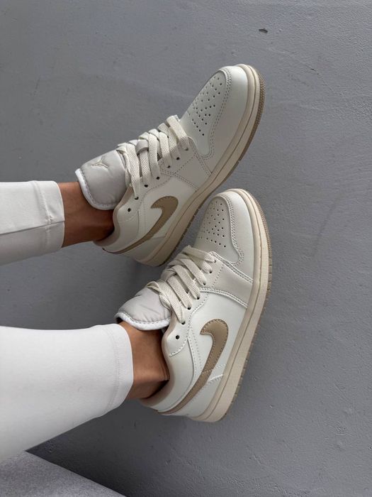 Кросівки Кроссовки AIR JORDAN RETRO 1 White Белый Білий Кросовки демісезон