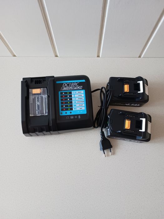 Ładowarka zastępcza Makita + 2 baterie 5,5Ah