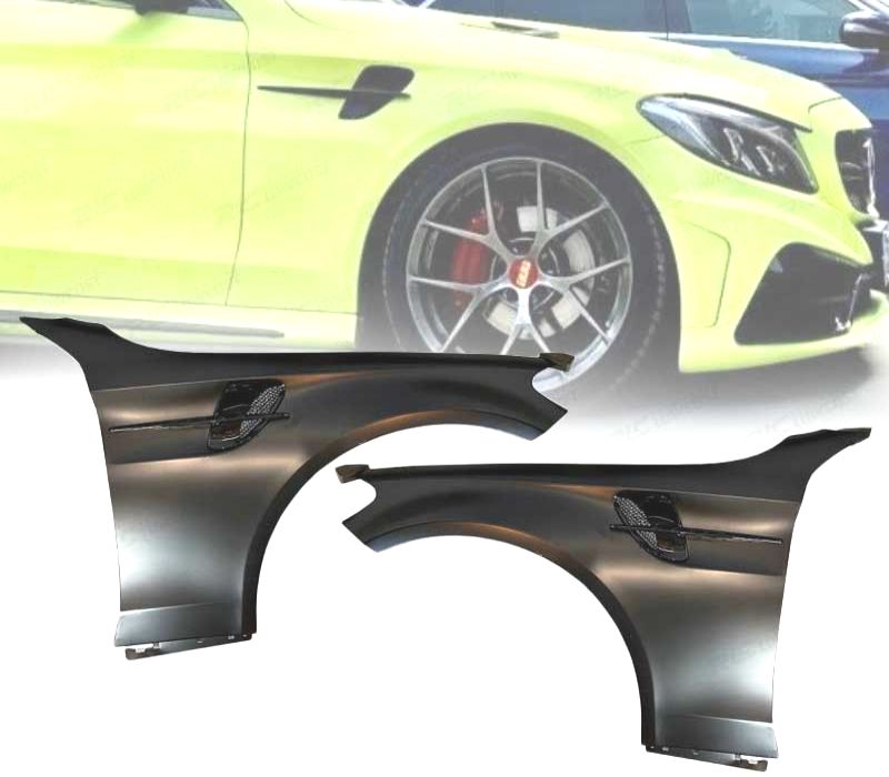 GUARDA LAMAS DIANTEIRAS MERCEDES W205 COUPÉ ESTATE 14-18 LOOK GT METAL