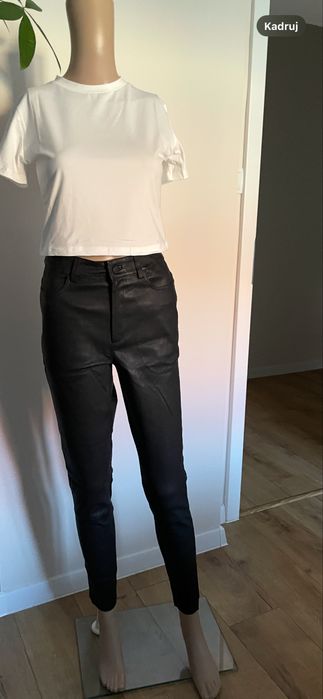 Spodnie czarne 100% skóra