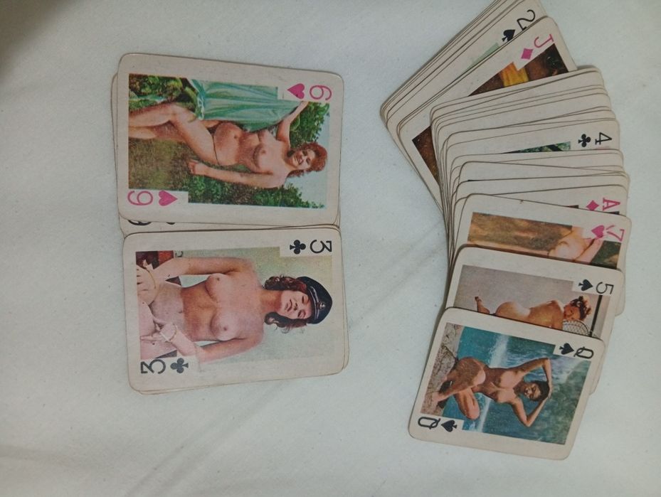 Baralho de Cartas Vintage – Colecionismo / Adulto (Anos 70/80)
