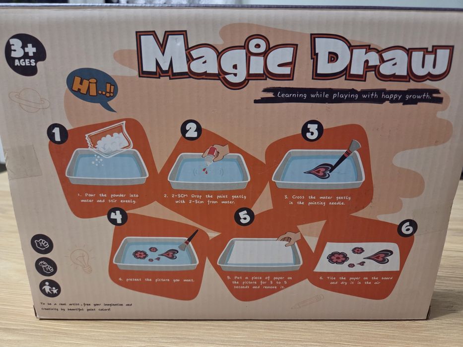 Magic draw zestaw kreatywny do malowania na wodzie