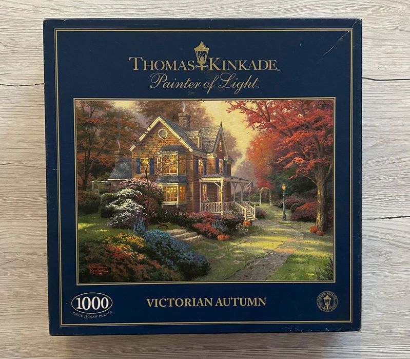 Puzzle 1000 Gibsons Thomas Kinkade "Victorian Autumn"