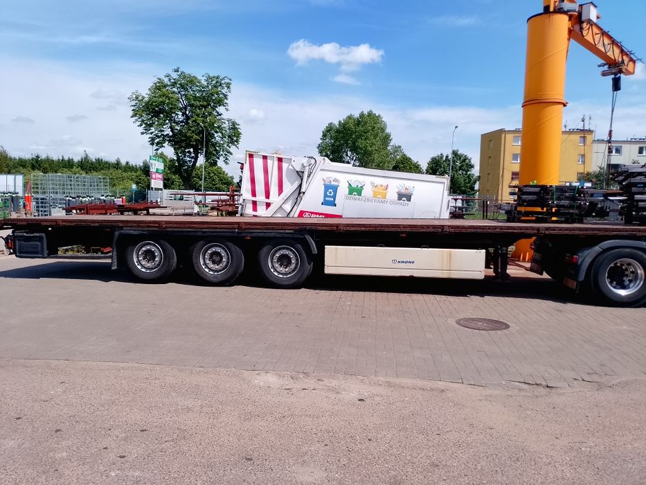 Naczepa Krone  platforma os podnoszona