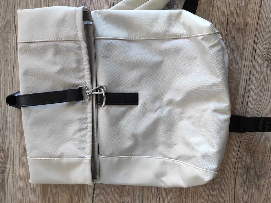 Plecak handmade kolor beżowy