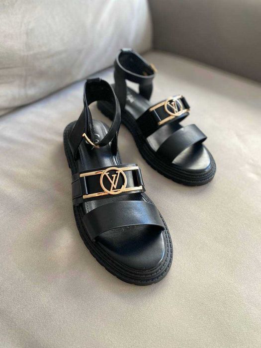 Сандалі Louis Vuitton Black босоніжки