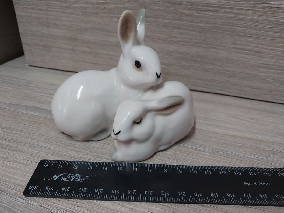 Статуэтка Зайцы Артель "Прогресс"