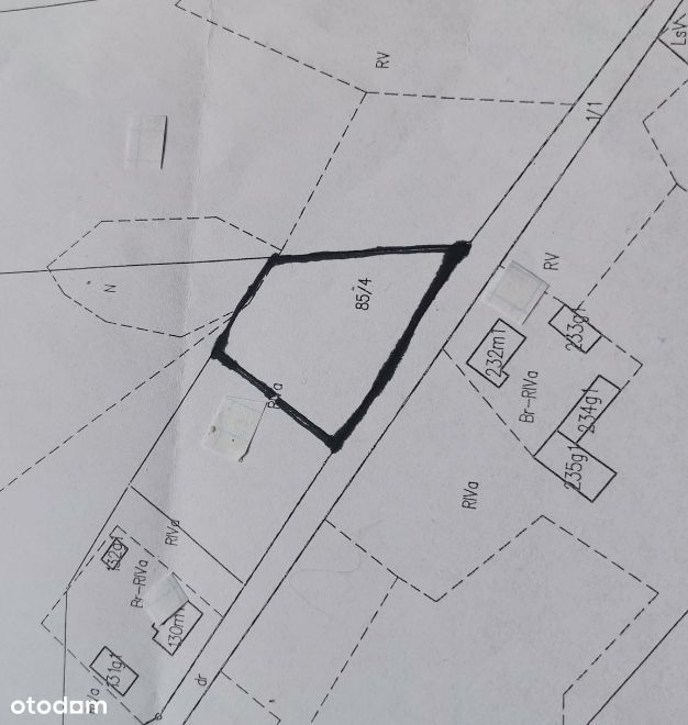 Działka budowlana na sprzedaz 87-327Bobrowo kuj-po