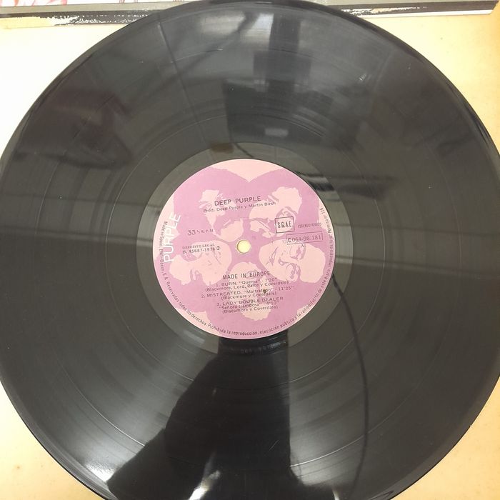 Lp Deep Purple - Made in Europe - 1976