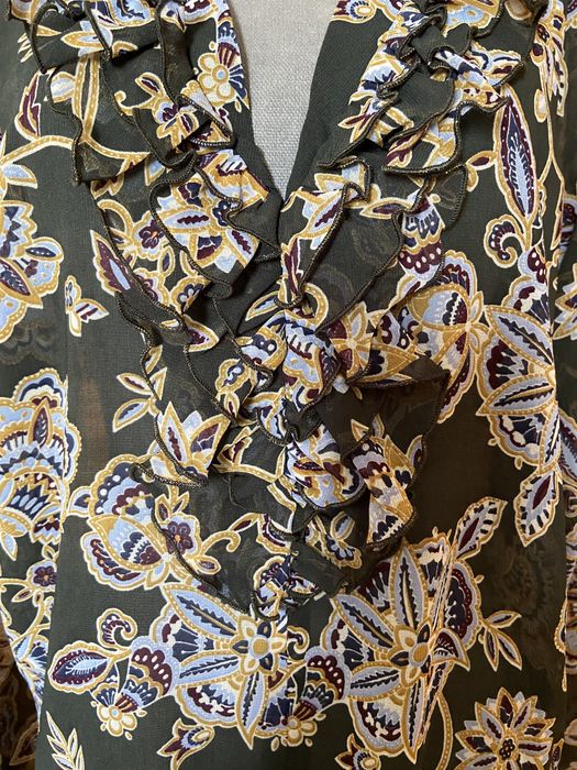 Blusa com folhos da Zara