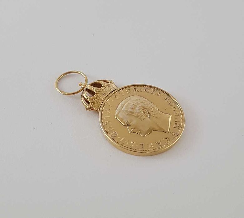 Medal - Carl XVI Gustaf Sveriges Konung - srebro złocone