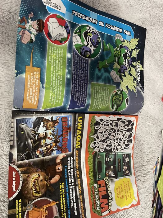 Gazetki BEN 10 (2szt) + plakat