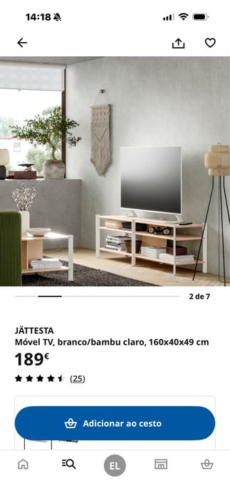 Movel de tv branco com marfim