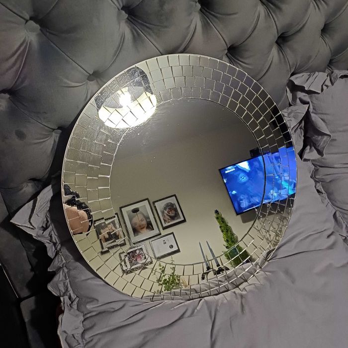 Lustro glamur sr.50 cm.