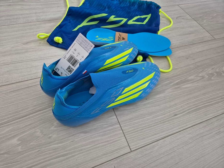 Profesjonalne korki adidas F50 Elite LL FG Ice Cold Precision JR6461 rozmiar 43 1/3