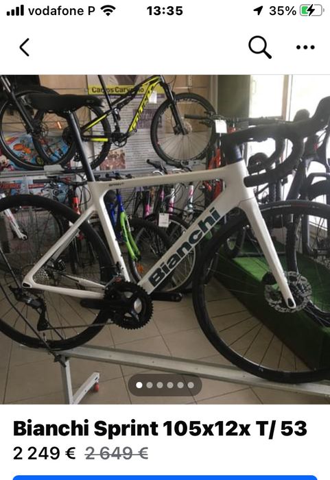 Bicicletas Bianchi desponiveis pra entrega