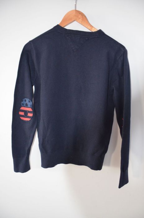 Tommy hilfiger sweter granatowy  164