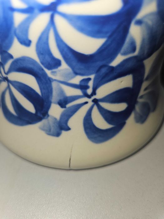 Porcelana fajans WŁOCŁAWEK duży wazon 44cm