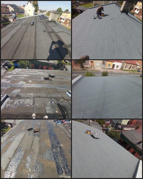 Malowanie dachu dachów elewacji krycie papą mycie czyszczenieGWARANCJA