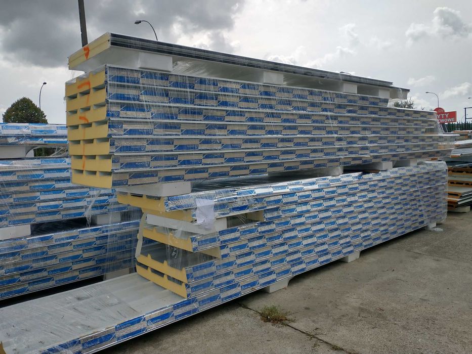 Płyta warstwowa ścienna PIR 100mm II gat, dostępna od ręki!!