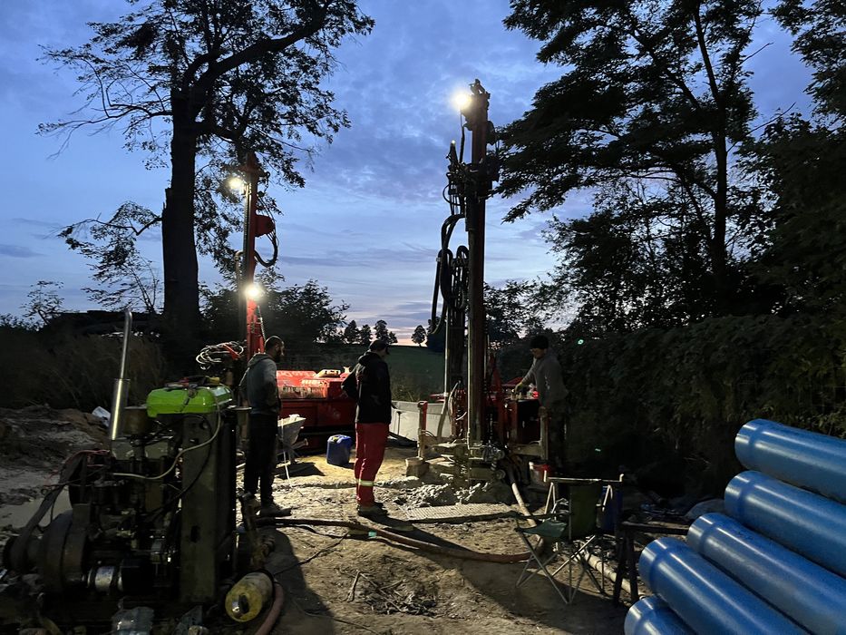 Wiercenie Studni Odwierty Studnie Głębinowe, Pompy Ciepła, montaż pomp