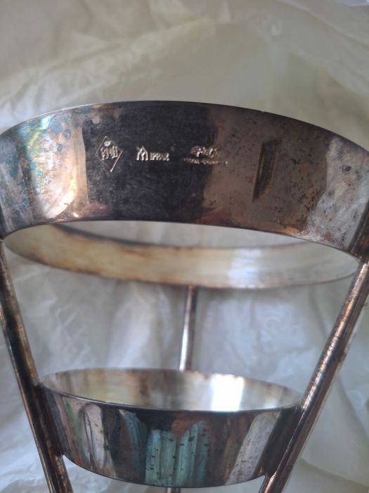 Taça vidro c/ suporte  instituto português património arquitectónico