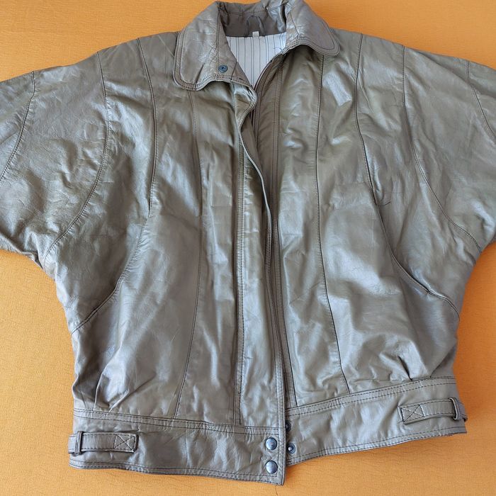 Skórzana ocieplana kurtka damska