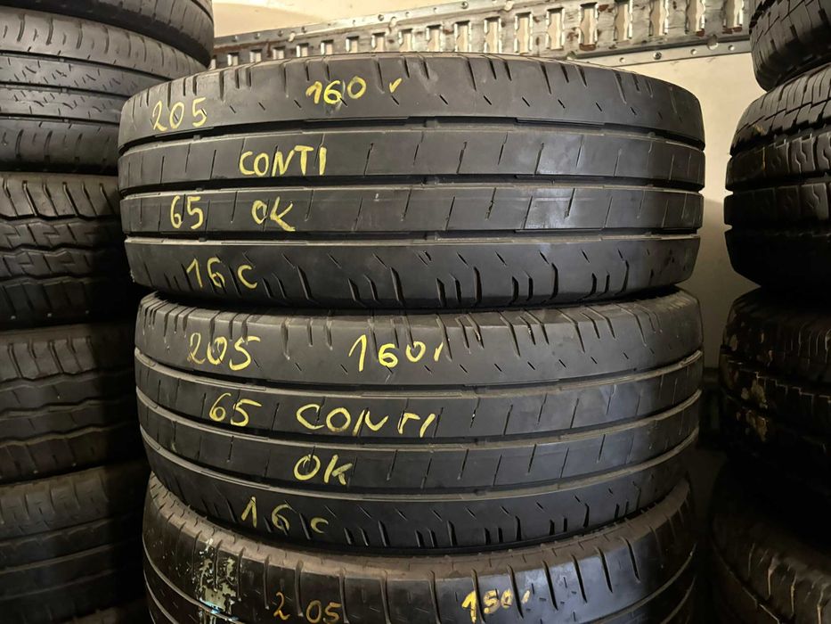 2X OPONY LETNIE BUS 205/65R16C 107/105T Continental ContiVanContact 200 6.7MM SPRAWDZONE!