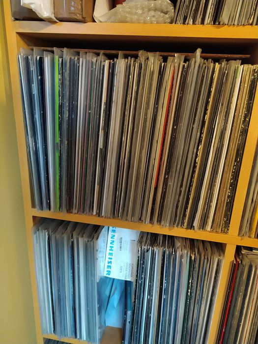 Kolekcja płyt vinylowych techno