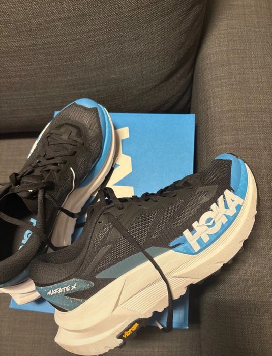 Hoka Mafate X - Sapatilhas novas, tam. 41 2/3, 26cm, 100% originais.