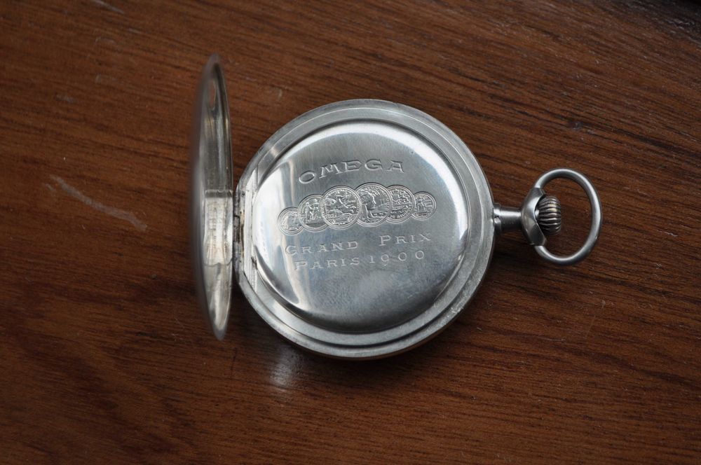 Relogio Bolso Omega Prata