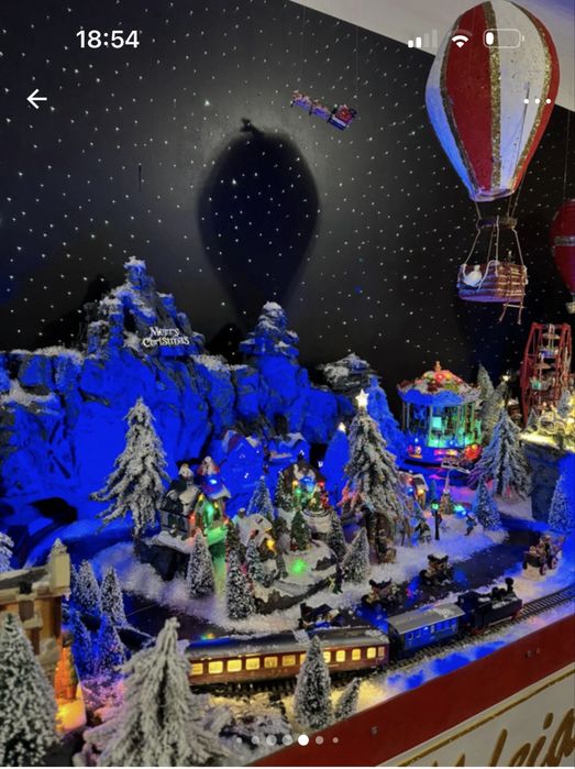 Maquete aldeia de natal