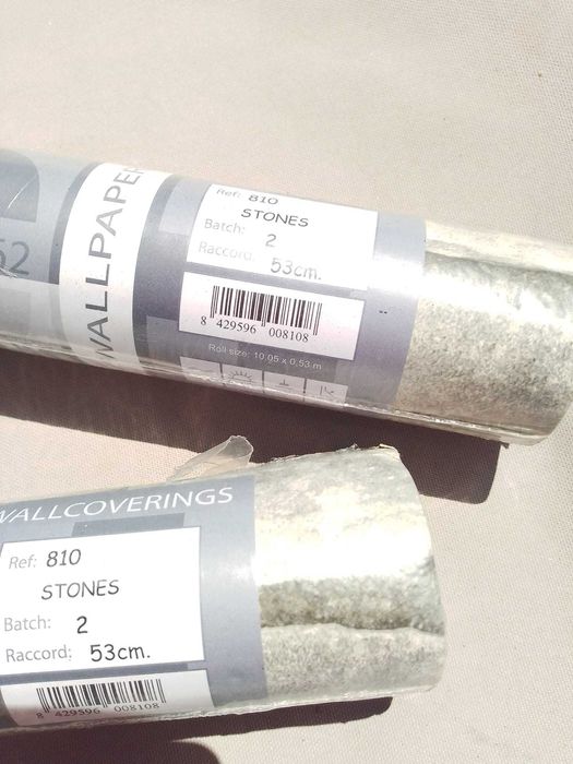 Conjunto de rolos de papel de parede