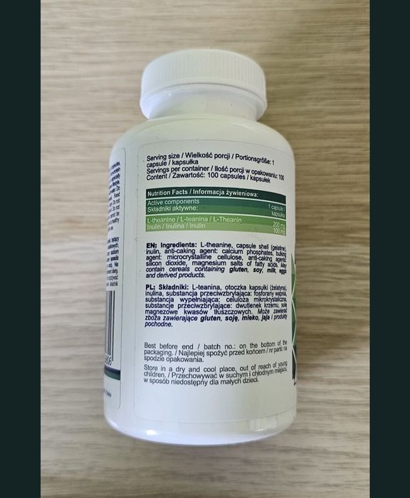 Zestaw suplementów: AAKG Trec, Guarana SFD, L-Teanina Allnutrition
​Opcja nastawiona