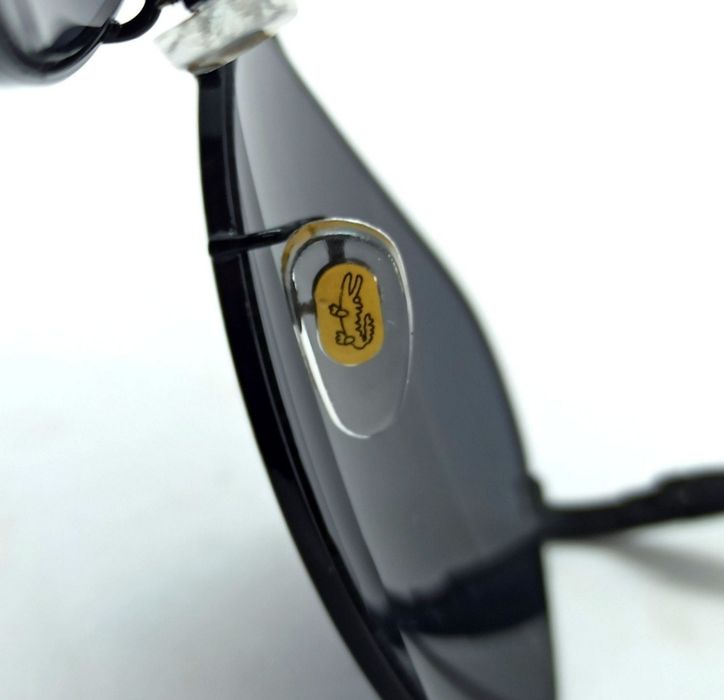 Lacoste очки капли мужские классика черные в черном металле на флексах