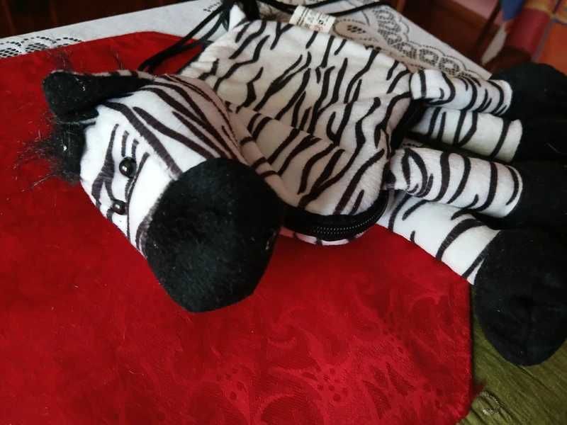Pluszowa Torebka Zebra