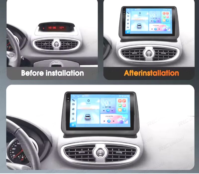 RÁDIO GPS ANDROID 13 RENAULT CLIO 3 05-14