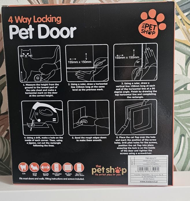 Pet door Drzwiczki dla psa kota