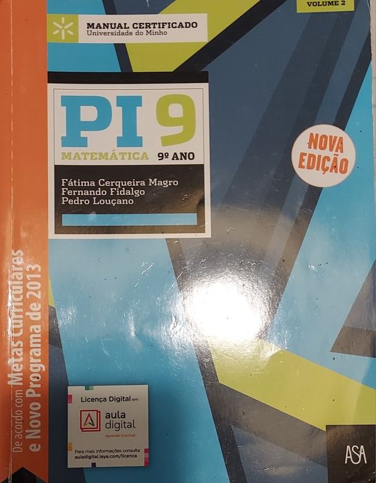 Mathematics Manual PI9 Volume 2