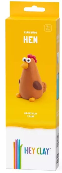 Hey Clay. Ptaki z farmy. Kura. TM Toys. Nowy Produkt