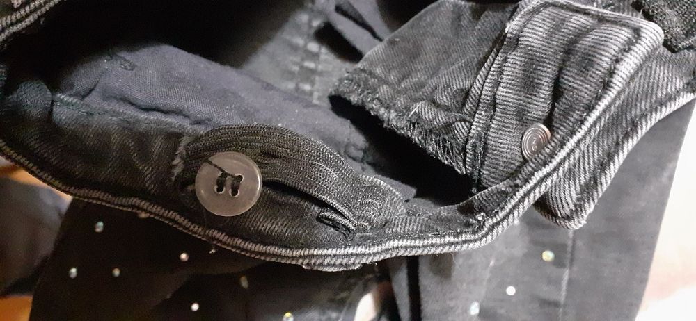 Calça jeans pretas 5-6anos 116 cm