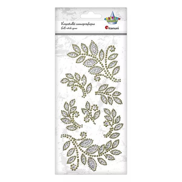 Ozdoba dekoracyjna Kryształki samoprzylepna Kwiaty Op7szt Pbh. Hasta